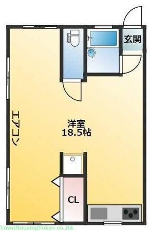 吉野ハイツの物件間取画像